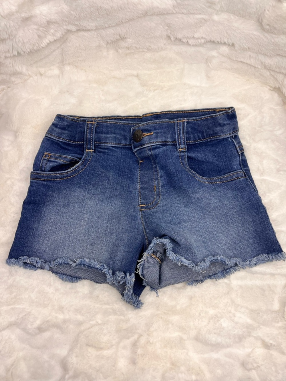 Garanimals Dark Blue Frayed Hem Denim Shorts